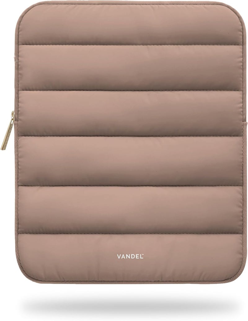 VANDEL - The Original Puffy iPad Sleeve 9-11 Inch Tablet Sleeve, Brown i Pad Case for Women and Men, Cute iPad Air Pouch, 9 10 Inch, 11 Inch Bag - Image 1